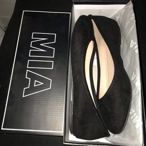 Black Suede Flats